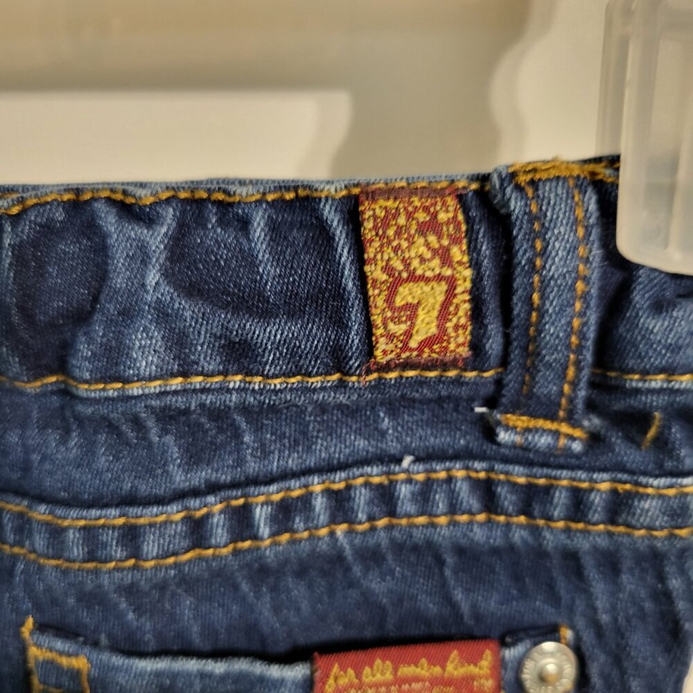 7 FOR ALL MANKIND GIRLS JEANS SIZE 3T - Picture 4 of 7